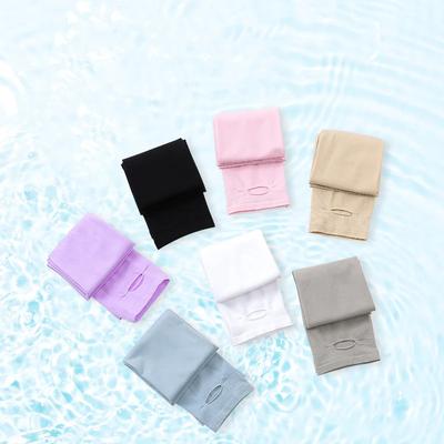 1 Pair Ice Silk Sun Protection Arm Covers Unisex Elbow Cover Outdoor Cycling Running Fishing Driving Cool Anti-Uv Arm Sleeves