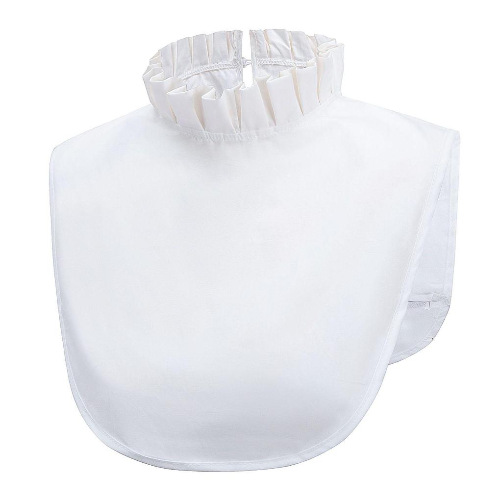 Tang Jing Stil Damen Rüschenspitze Dickey mit Halbhohem Kragen