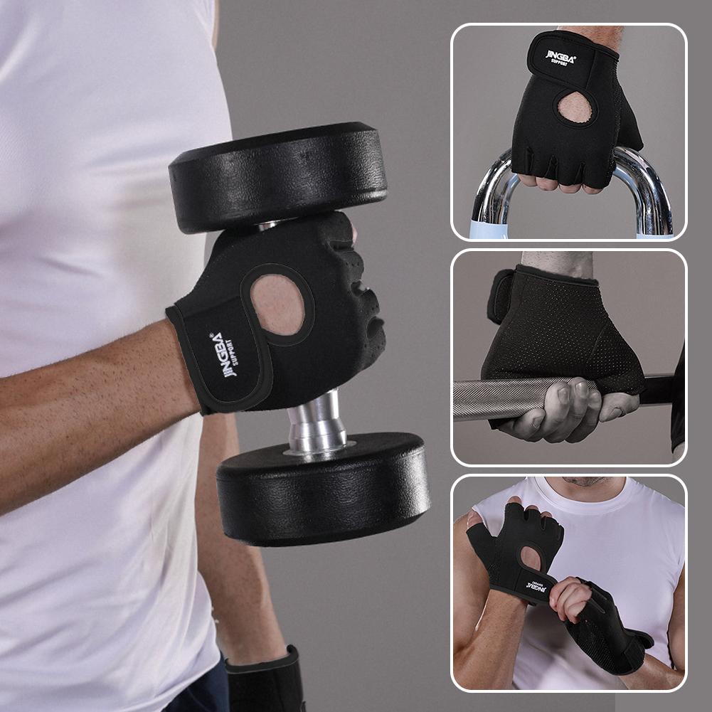 

Sports Gloves Outdoor Sports Fitness Gloves Weightlifting Training Gloves Breathable Silicone N M4O2