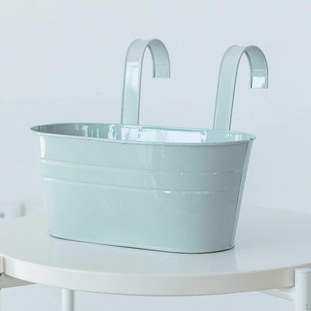 Çift Kancalı Saksı Askıları Balkon Saksıları İçin Geniş Kapasiteli Ev Dekorasyonu Veranda Korkulukları