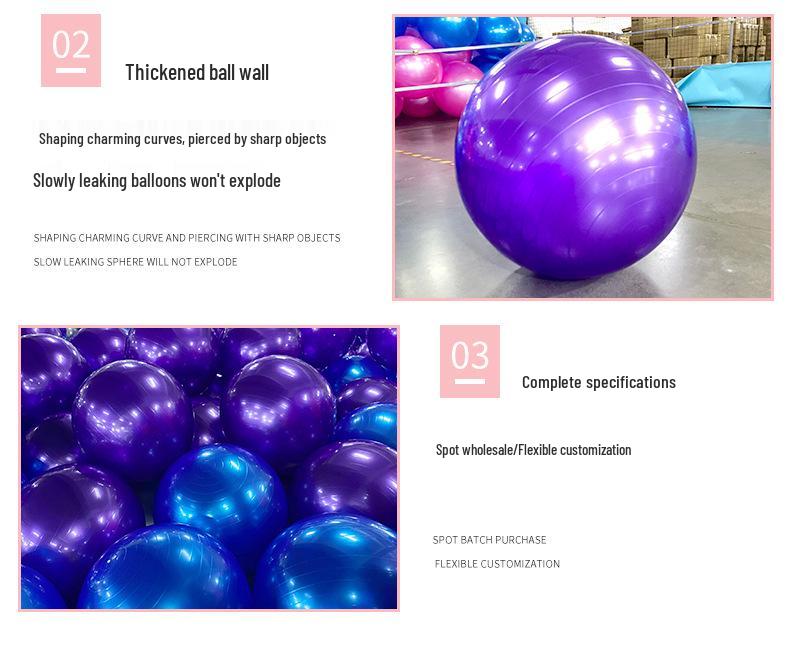 New Thickened 55CM Large Yoga Donut Ball for Home Fitness