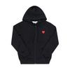 Comme Des Gar Ons Play Red Heart Wappen Hoodie Ax T172 051