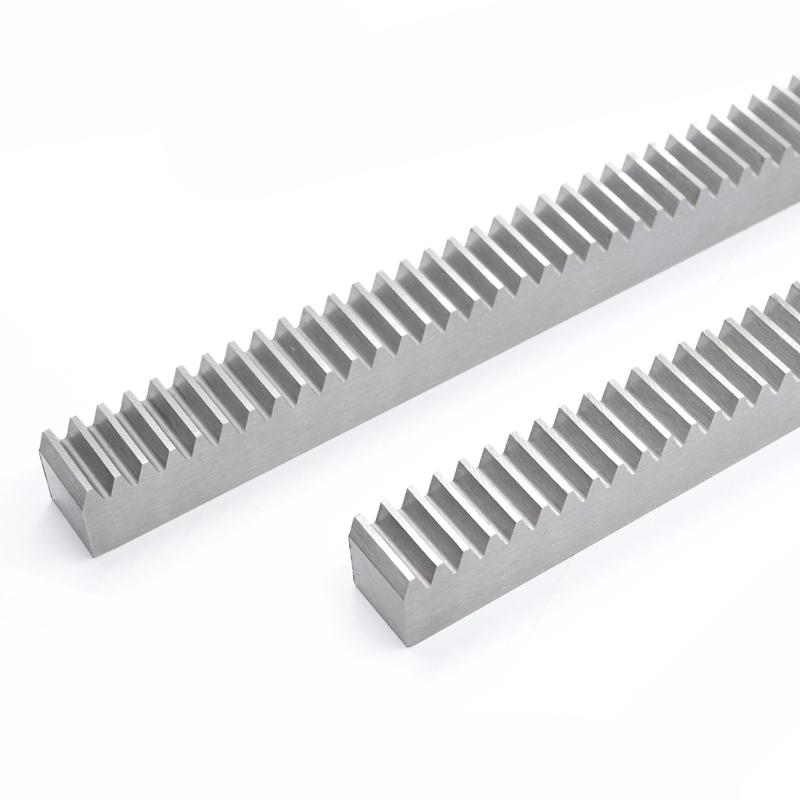 1PCS 1Mod 1 Modulus Metal Gear Set Steel Gear Rack 45 Teeth Adjustable Pinion Bore Hole Options 6-12mm Length 10x10x500mm