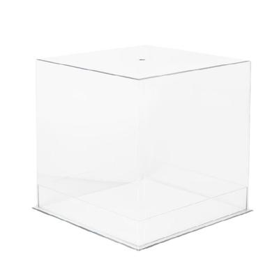 Acrylic Clear Handheld Bouquets Box Elegant Square Clear Acrylic Flower Holders Box Elegant Party Favors Container