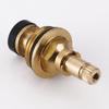 Brass Faucet Tap Valve Spool Faucet Cartridge Hot And Cold Water Spool G1/2 20 Tooth Cartridge Valves Bathroom Accessories