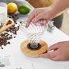 Pokaro Tea Coffee Paper Filter with Bamboo Cup Handmade Drip Coffee Coffee Present Dripper, Heat-Resistant Glass, Compatible, Stand, 1-4 Capacity,