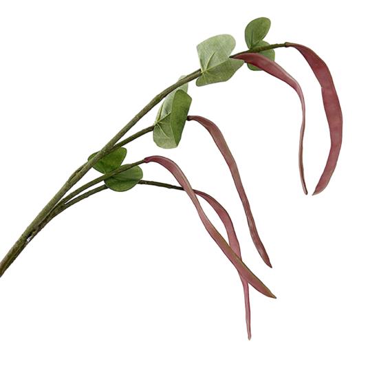 

Реалистичная фасоль гиацинтовая Искусственное овощное украшение Живые имитации стручков фасоли для кухни Ресторана Домашнего декора красный