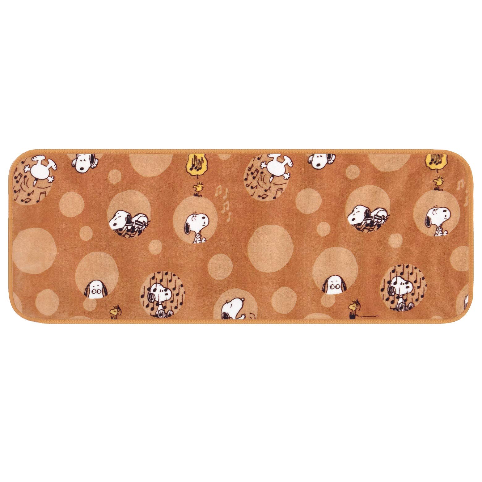 

Senko Snoopy в горошек Интерьерный коврик 45 x 120 48558, Прибл.. см, Бежевый, бежевый