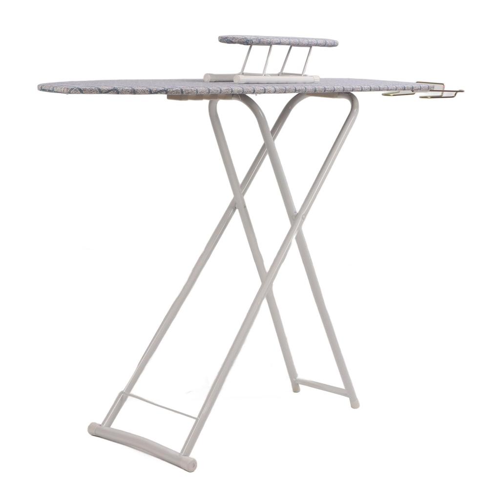 Large ironing board with stand, convenient sweater ironing board, mini iron for meetings, tabletop, foldable, space-saving