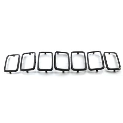 Auto Front Grille Cover Insert Mesh Ring Protective for 17-21 Insert Mesh Vent Bezel 7pcs