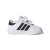adidas Neo Breaknet Breathable, Slip Resistant, And Abrasion Resistant Low Top Skateboard Shoes White Black FZ0090