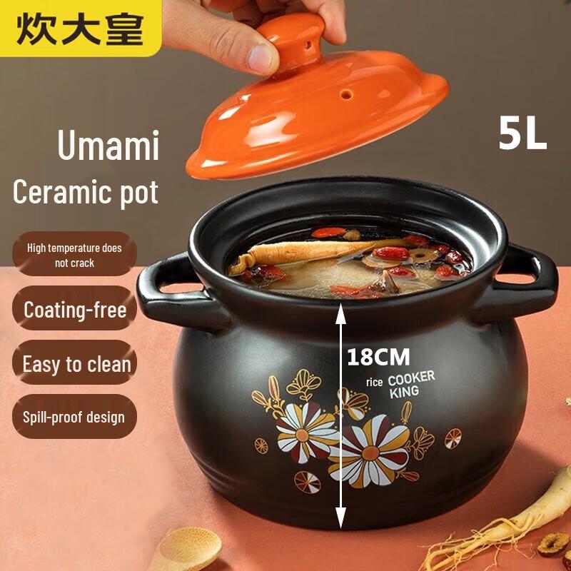COOKER KING 5L Ceramic Casserole Pot