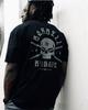 BARBELL BRIGADE Gym Fitness T-shirt Loose Oversize Cotton Men Short Sleeves Bodybuilding Sports Tee Summer Training Workout Tops
