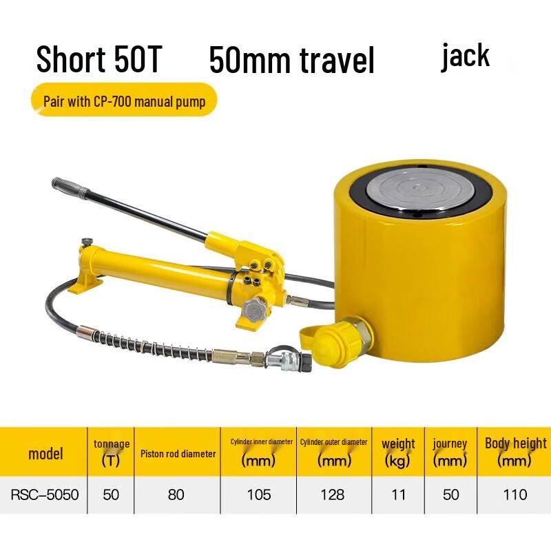 JZDASI Vertical Separated Hydraulic Jack CN plug (adapter included)