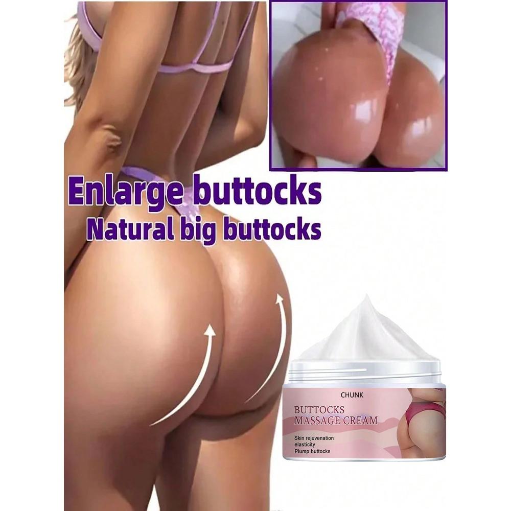 Cremă de masaj pentru ridicarea feselor pentru femei, acid hialuronic - cremă de masaj pentru strângere și umplere, potrivită pentru fese și piept, potrivită pentru toate tipurile de piele