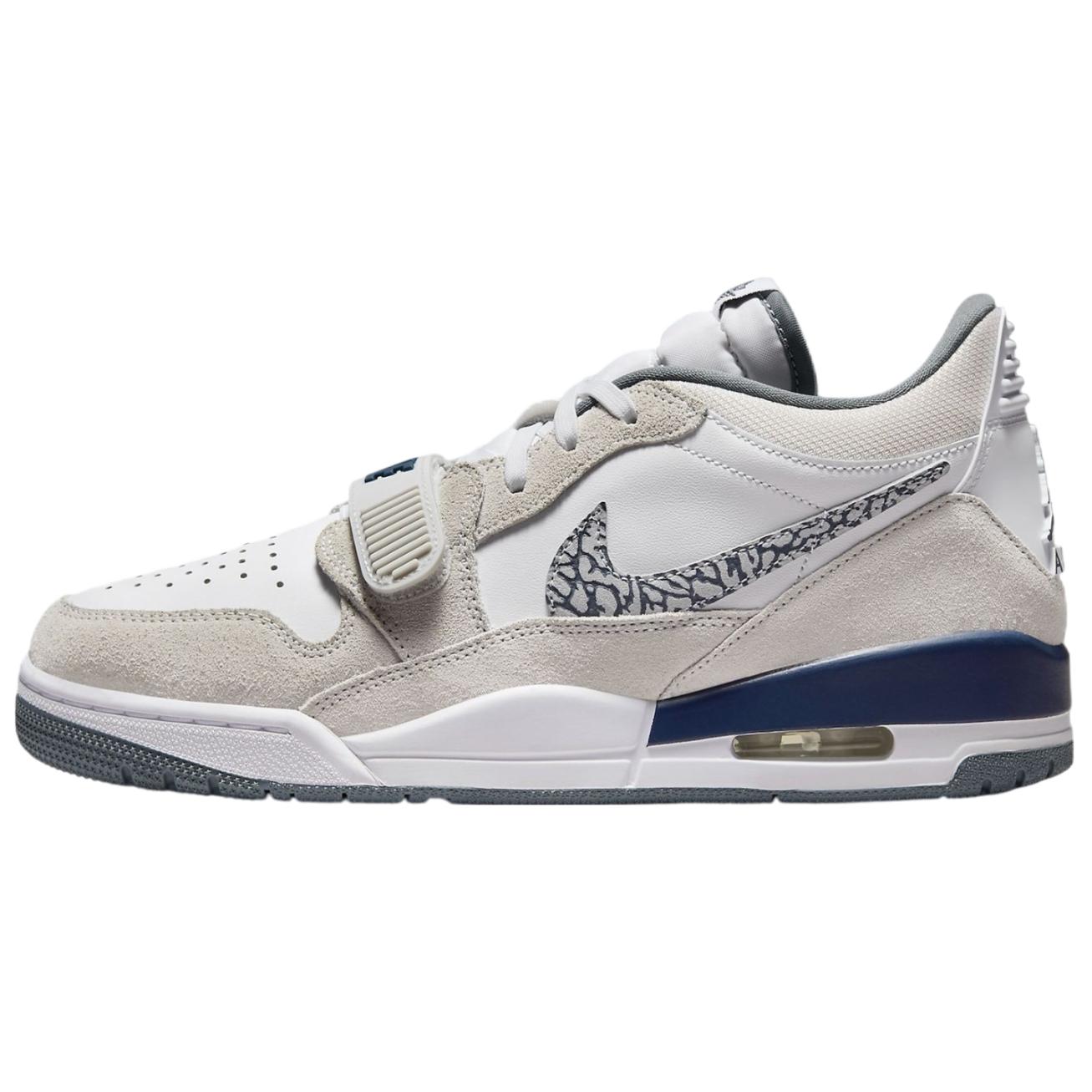 

Air Jordan Jordan Legacy 312 Low Elephant Print Swoosh мужские кроссовки белые нейтрально-серые прохладно-серые CD7069-124 46