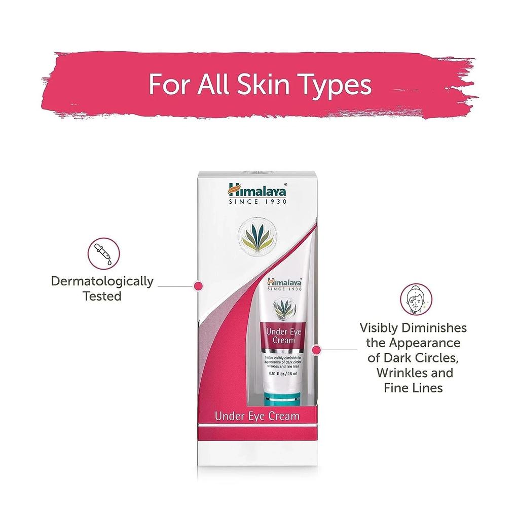 Himalaya Herbals Under Eye Cream, 15ml + Free Shipping