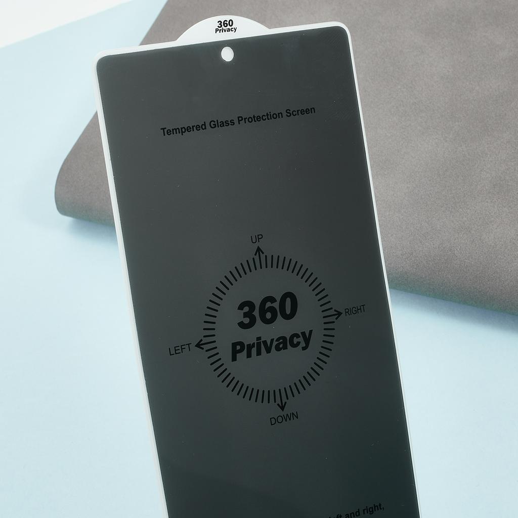 For Samsung Galaxy S25 Ultra Privacy Screen Protector 360° Anti Spy Ultra Thin PET Film (Fingerprint Unlock)