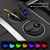 New Car Ashtray Creative Coffee Cup Style Car Ashtray with Lid 7 Color LED Light Metal Lining & ABS Shell Garbage Storage Cup