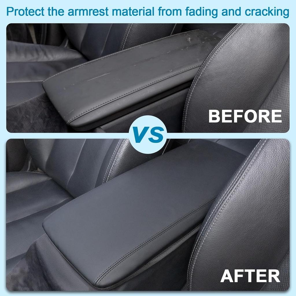 TOPTALL 2025 2026 Camry Center Console Cover Compatible With 2025 2026 Toyota Camry (LE/SE/XLE/XSE) Accessory, PU Leather Armrest Box Lid Protector