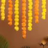 1.5m Marigold Garland Marigold Flowers Home Decor Festival Ornament  for Halloween Day of The Dead