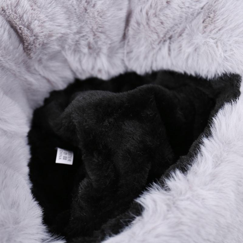 Verdickte Warme Schirmmütze Mit Ohrenklappen Dickes Kunstfellfutter Bequeme Trappermütze für Männer Frauen Kaltes Wetter Outdoor Sportbekleidung