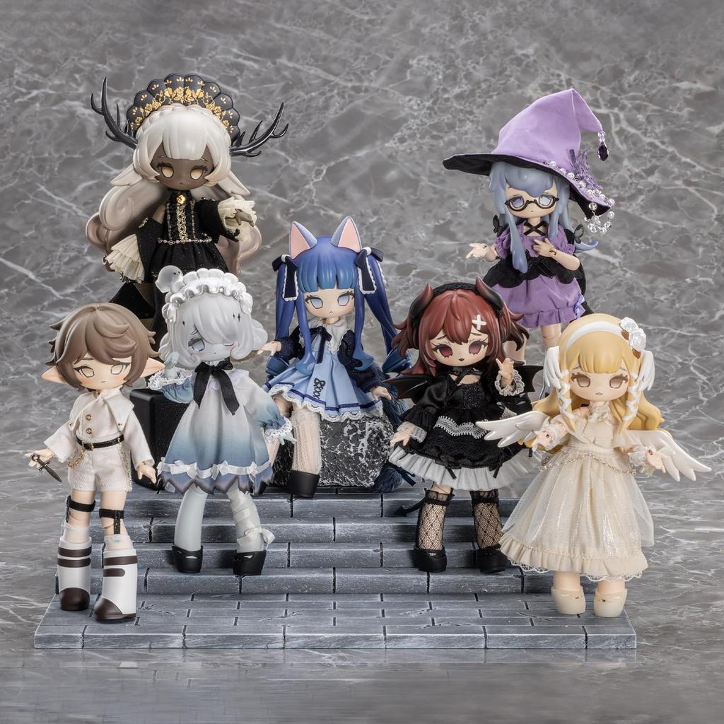 Blind Doll Blind Box BJD Doll Pilgrimage to a Hidden Land Scale BJD Articulated Figure Anime Doll Gift for Girls Ages 15 and Up Made of PVC ABS with