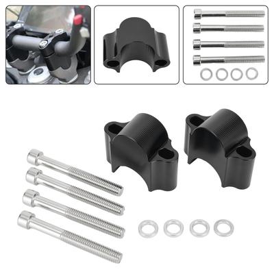 Schwarzer 28MM Lenkererhöhung Adapter Erhöhungen für KAWASAKI Z900RS Z900 2018 2020 Perfekte Passform und Funktionalität