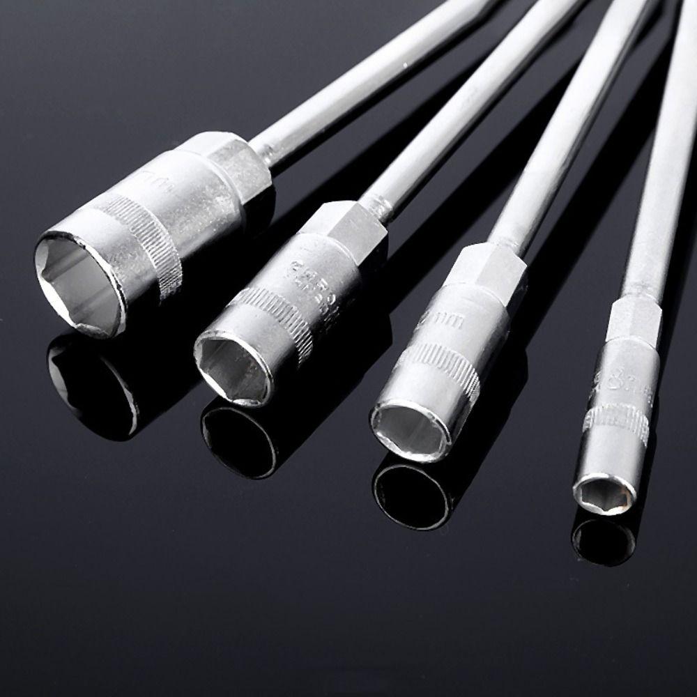CR-V Steel Universal Socket Wrench Lengthen Design Allen Key Wrench Hex Socket Wrench  Car Repair