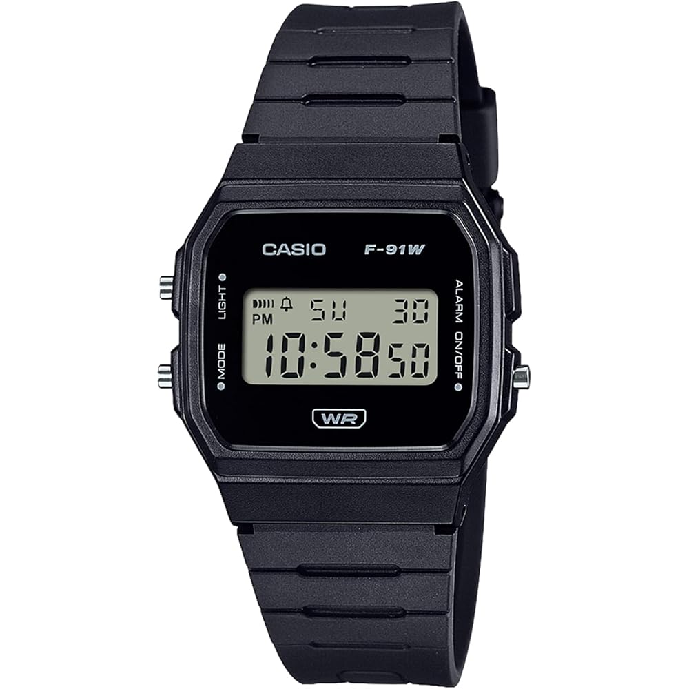 Casio Classic F-91WB-1AJF Men s Watch Biomass Plastic Black Case 33mm