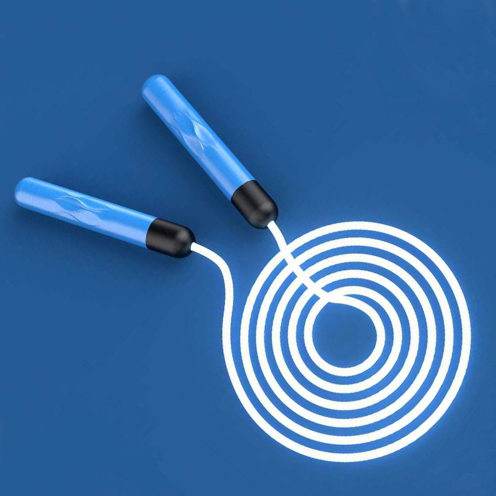 

Equipment Students Exercise Lighted Jump Rope LED Jump Ropes Skipping Rope Night Glowing Skip Rope синий