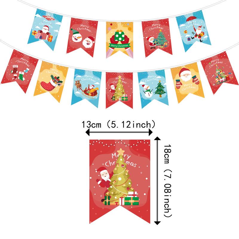 American Christmas Cake Decoration Edging Strips and Party Props