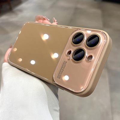Husă de protecție pentru cameră din sticlă securizată, culoare bomboană, de lux, pentru iPhone 17 16 15 14 13 12 Pro Max, Bumper rezistent la șocuri, Armură, Capac Dur Capa
