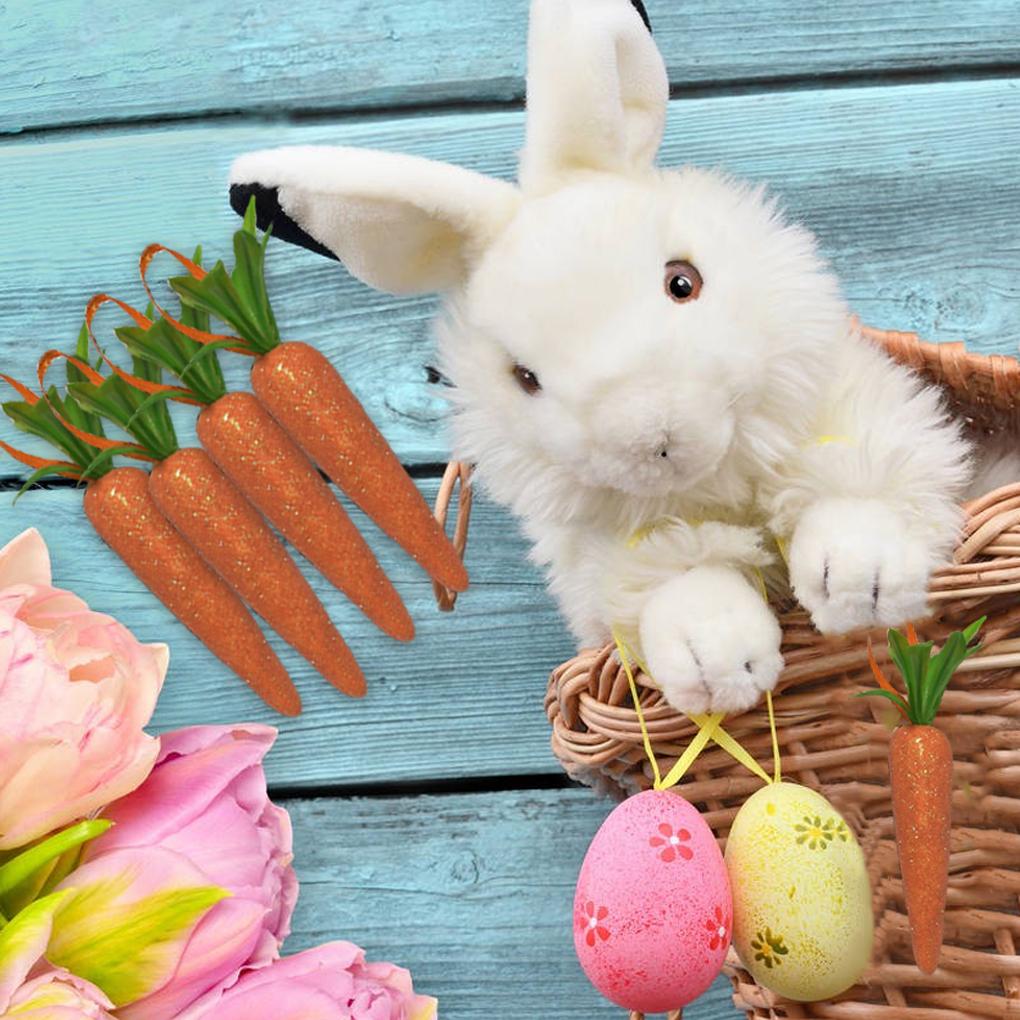 Holiday Decorations Home Decors Easter Decor Plant Shape Carrots Pendants