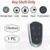 MechanMagic Key Fob Shell Case Replacement for Cadillac ATS ATS-V CTS XTS CT6 XT4 XT5 XT6 SRX 2014 2015 2016 2017 2018   - Keyless Entry Remote