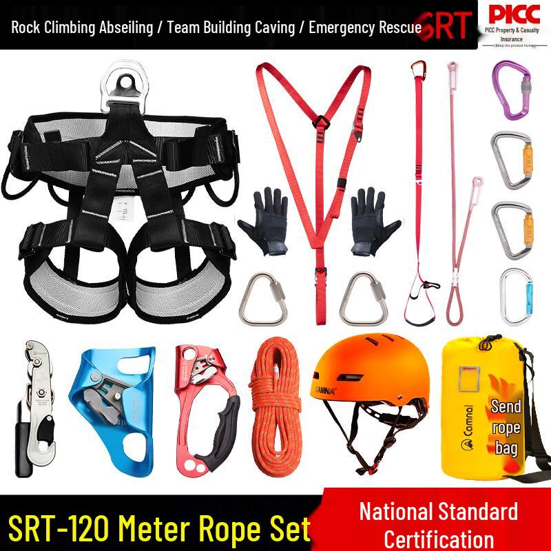 Kanle Outdoor Rock Climbing & Rappelling Safety Rope Set