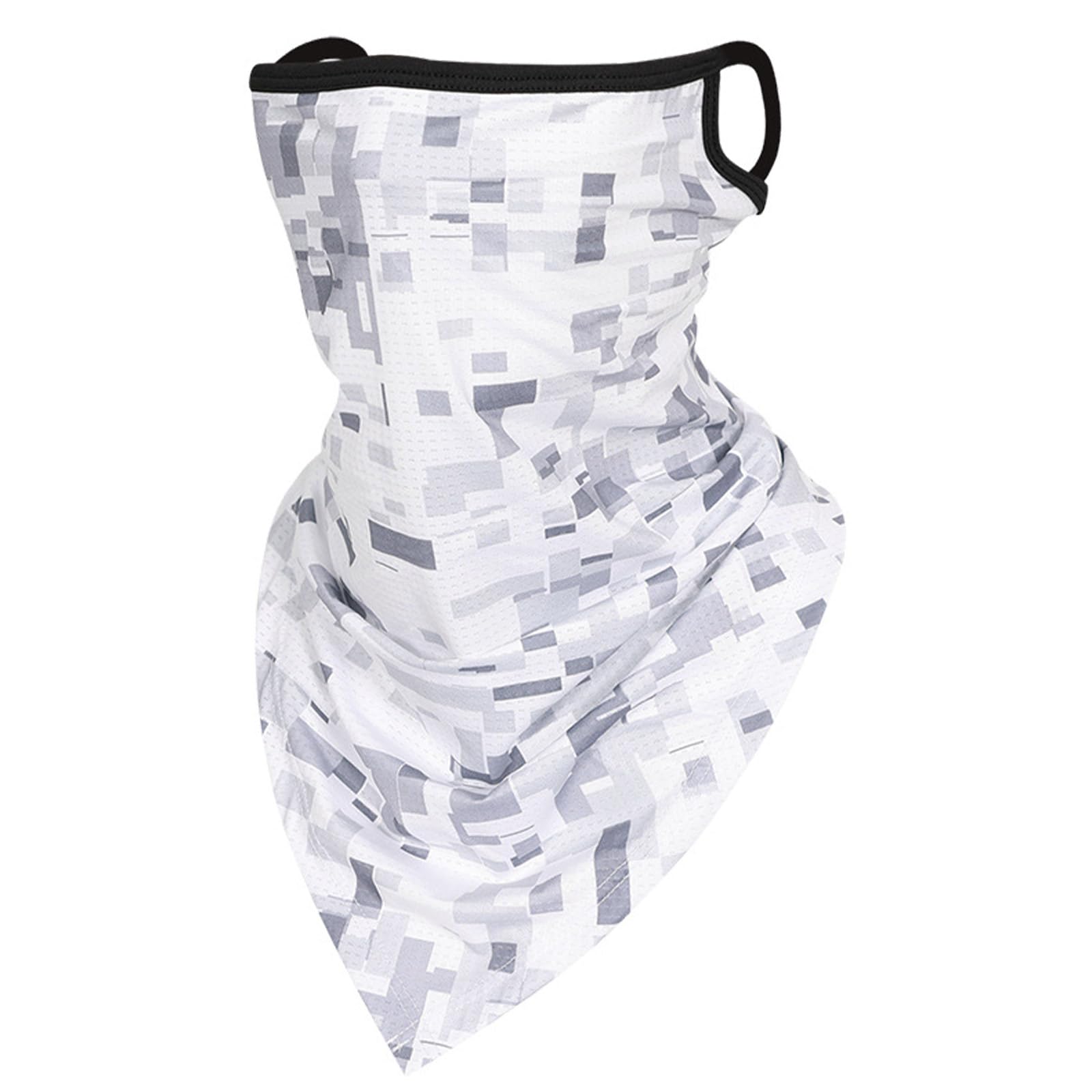 

Goture Защита лица, Защита шеи, Камуфляж, Охлаждение при контакте, Защита от УФ-лучей UPF50+, Защита от солнца, 43*25cm белый