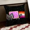 Nyan Cat Cushion Cover Reversible Soft Durable Pillow Cover Home  Car MultiScene Use for Daily Comfort