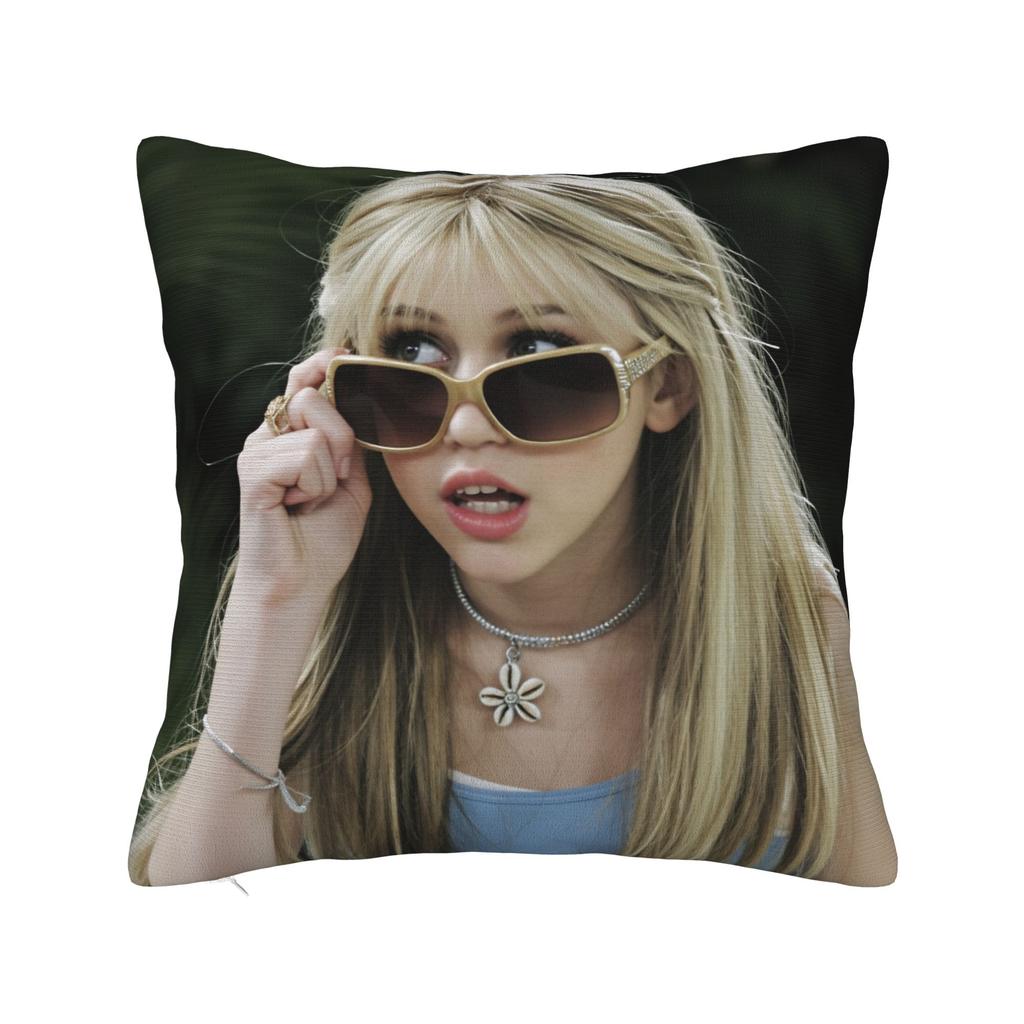 Singer Mileys Cyruss Pillow Cover Comfy Cushion Cover Morden Pillow Case For Living Room Sofa