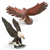 Detailed Plastic Decor Model Of African Fish Eagle And Stunning Golden Eagle For Kids Play