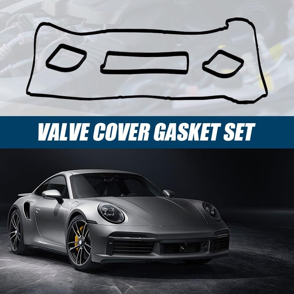 Valve Cover Gasket Set, VS 50639 R-1 Engine Valve Cover Gasket Compatible With 2004-2017 Ford Escape Focus Fusion Ranger 2003-2013 Mazda 3 5 6 3