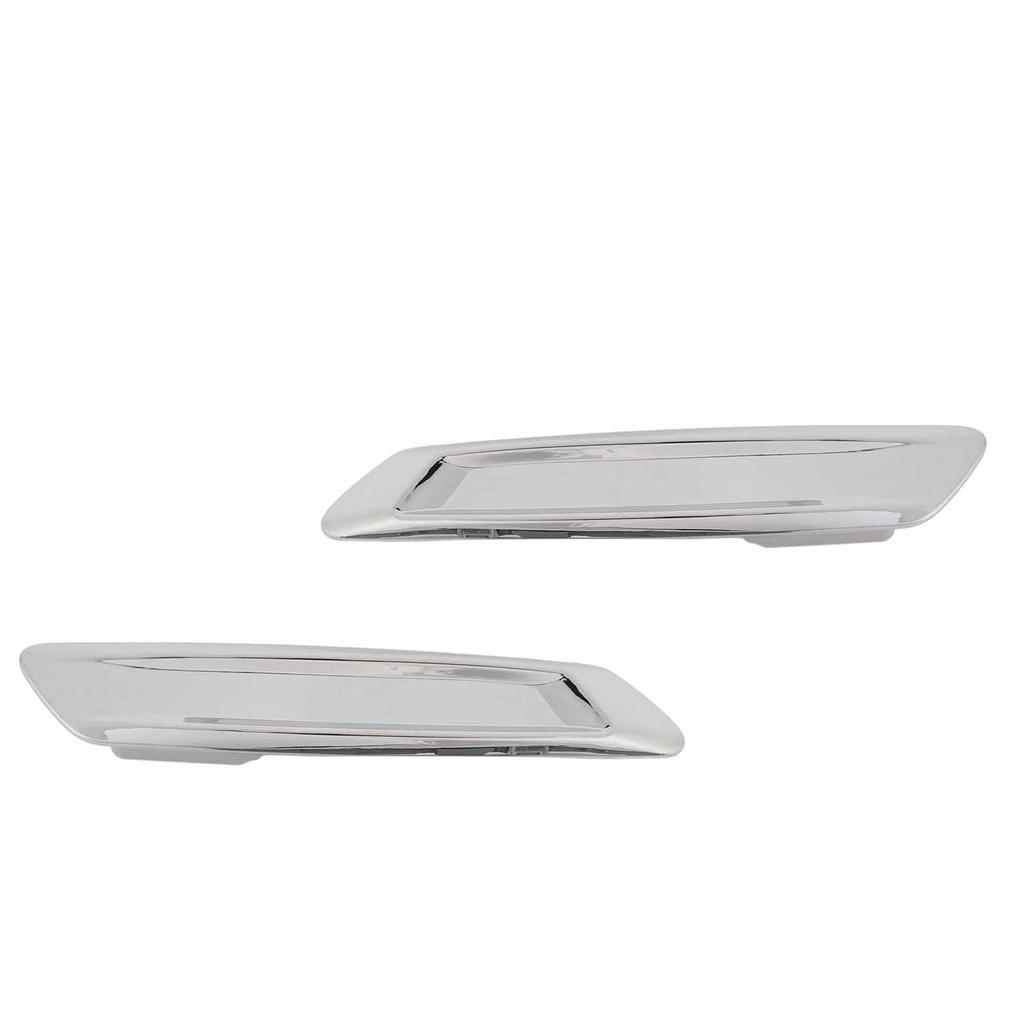 1 Pair Side Mudguard Trim Finisher 51137336645 Left Right Chrome Front Mudguard Panel Marker Finisher for 5 Series F10
