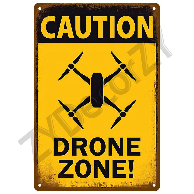 Metal Sign For Bar Pub Garage Cafe Club Man Cave Home Wall Decor Mural Plate Art Caution Tin Sign Warning Vintage Metal Plaque