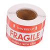Fragile Warning Label High Adhesion for Business and Individual Use .50X5.00X0.01CM 500 Labels Roll