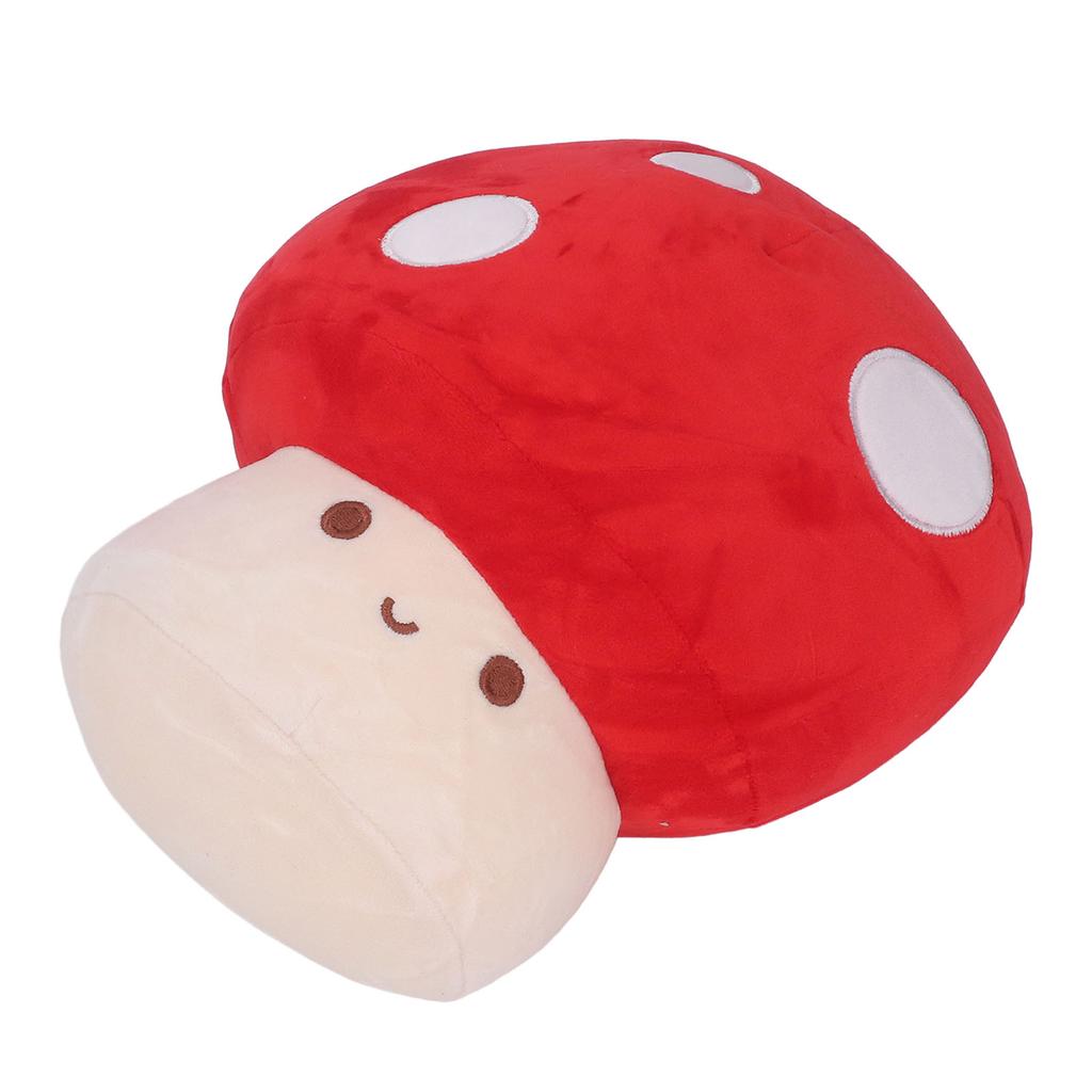 23cm Mushroom Plush Stuffed Toy Comfortable Soft Cute Mushroom Doll Pillow for Car Home Office Decoration