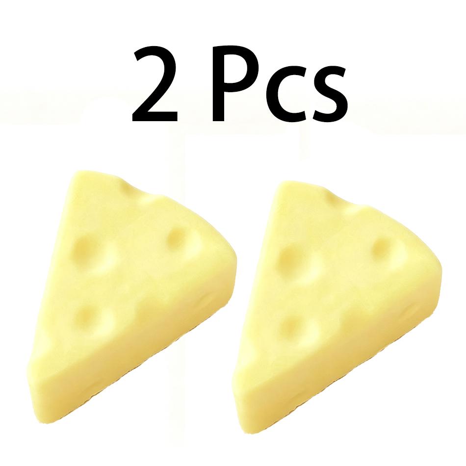 Cute Cheese Shape Slow Rising Squeeze Toy, Soft Stress Relief Fidget Toy for Adults, Squishy Decompression Toy for Office Study