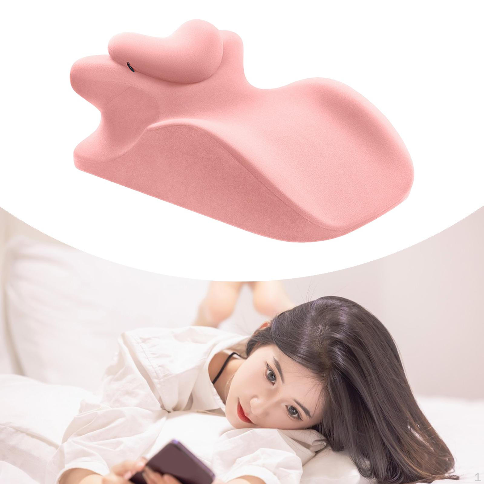 

Зручна подушка для лежання на животі з підтримкою шиї, чудова для вечорів кіно рожевий