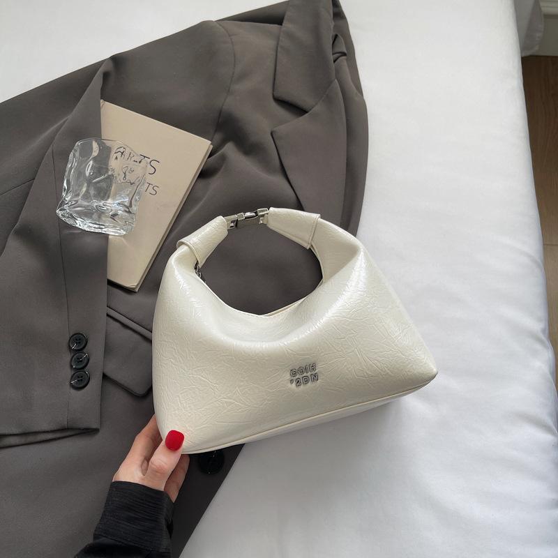 Premium silver pleated handbag small bag women's summer new fashion versatile chain messenger bag