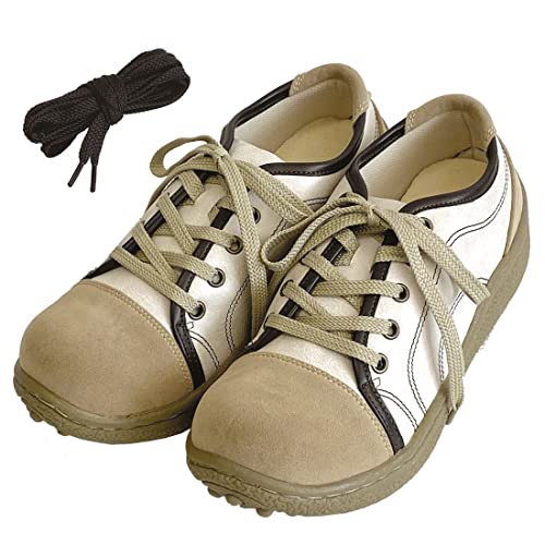 

maRe maRe Women s Faux Leather Piping Platform Sneakers with Replacement Laces, Size Small, Ivory