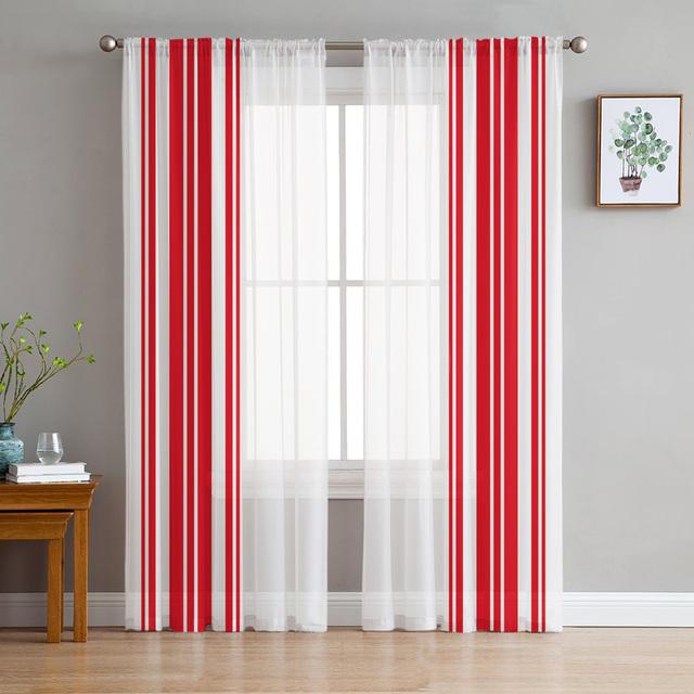 Tenda moderna a righe in lino e cotone per soggiorno, tenda in lino per camera da letto, tenda per studio, balcone, finestra a baia, schermo per finestra stile country  15
